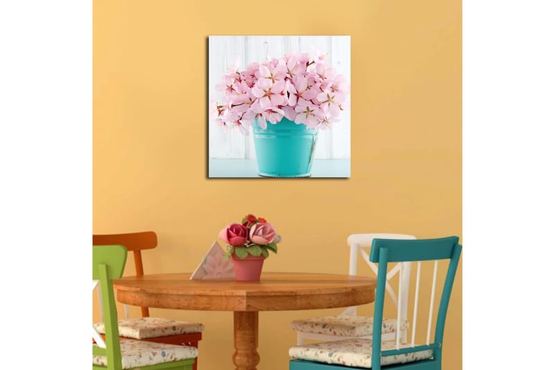 Canvastavla Floral Flerfärgad - 45x45 cm - Inredning - Tavlor & posters - Canvastavla
