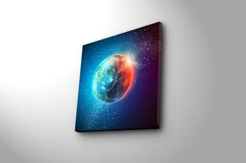 Canvastavla Floral Flerfärgad - 45x45 cm - Inredning - Tavlor & posters - Canvastavla