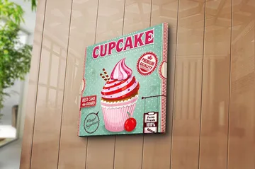 Canvastavla Floral Flerfärgad - 45x45 cm - Inredning - Tavlor & posters - Canvastavla