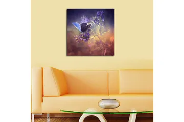 Canvastavla Floral Flerfärgad - 45x45 cm - Inredning - Tavlor & posters - Canvastavla
