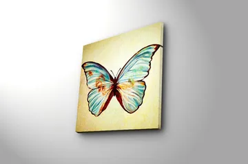 Canvastavla Floral Flerfärgad - 45x45 cm - Inredning - Tavlor & posters - Canvastavla