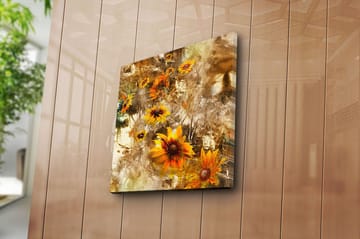 Canvastavla Floral Flerfärgad - 45x45 cm - Inredning - Tavlor & posters - Canvastavla
