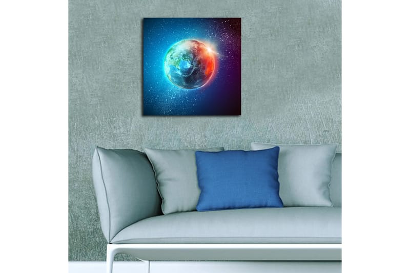 Canvastavla Floral Flerfärgad - 45x45 cm - Inredning - Tavlor & posters - Canvastavla