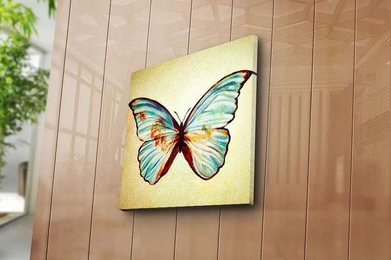 Canvastavla Floral Flerfärgad - 45x45 cm - Inredning - Tavlor & posters - Canvastavla