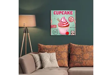 Canvastavla Floral Flerfärgad - 45x45 cm - Inredning - Tavlor & posters - Canvastavla