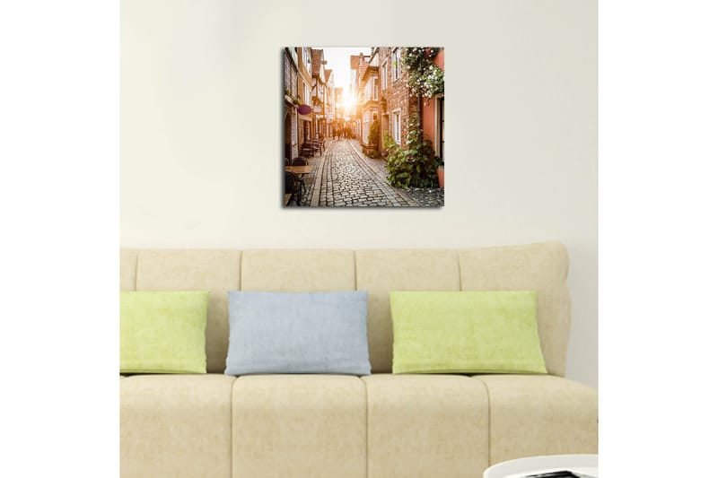 Canvastavla Floral Flerfärgad - 45x45 cm - Inredning - Tavlor & posters - Canvastavla