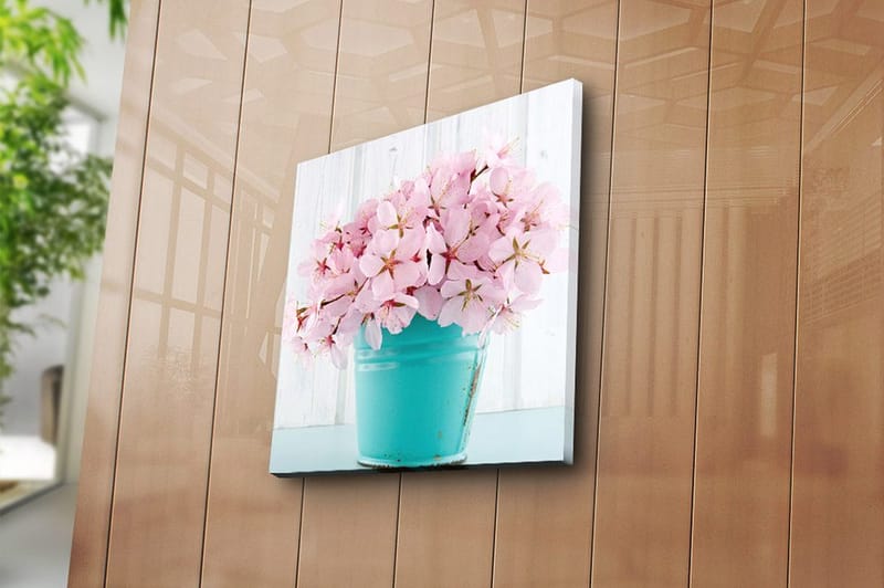 Canvastavla Floral Flerfärgad - 45x45 cm - Inredning - Tavlor & posters - Canvastavla