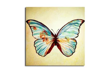 Canvastavla Floral Flerfärgad - 45x45 cm - Inredning - Tavlor & posters - Canvastavla