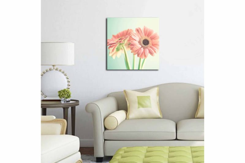 Canvastavla Floral Flerfärgad - 45x45 cm - Inredning - Tavlor & posters - Canvastavla
