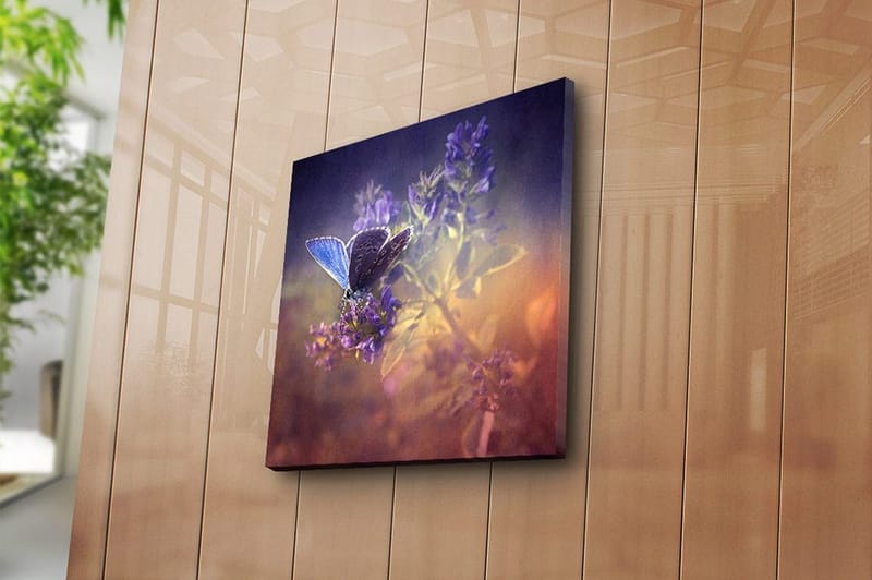 Canvastavla Floral Flerfärgad - 45x45 cm - Inredning - Tavlor & posters - Canvastavla