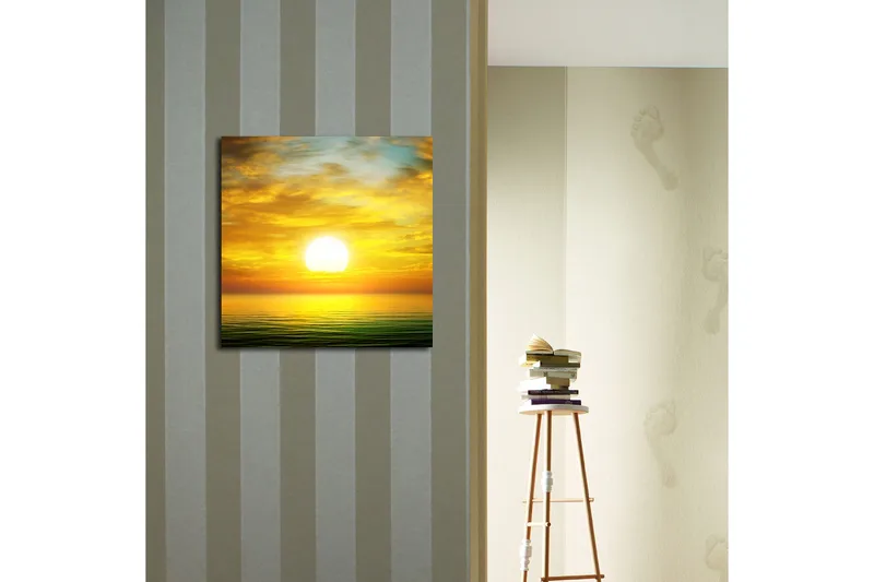 Canvastavla Floral Flerfärgad - 45x45 cm - Inredning - Tavlor & posters - Canvastavla