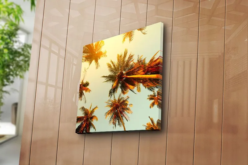 Canvastavla Floral Flerfärgad - 45x45 cm - Inredning - Tavlor & posters - Canvastavla