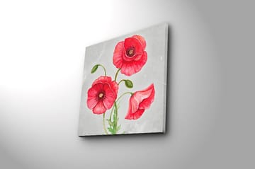 Canvastavla Floral Flerfärgad - 45x45 cm - Inredning - Tavlor & posters - Canvastavla
