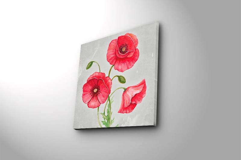 Canvastavla Floral Flerfärgad - 45x45 cm - Inredning - Tavlor & posters - Canvastavla