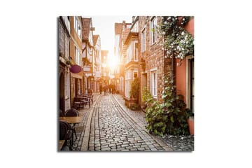 Canvastavla Floral Flerfärgad - 45x45 cm - Inredning - Tavlor & posters - Canvastavla