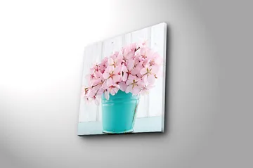 Canvastavla Floral Flerfärgad - 45x45 cm - Inredning - Tavlor & posters - Canvastavla