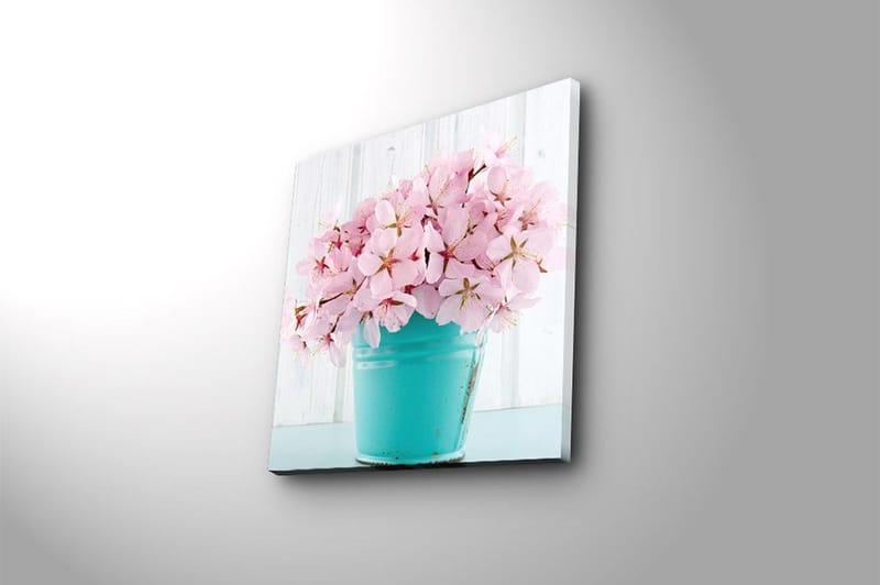 Canvastavla Floral Flerfärgad - 45x45 cm - Inredning - Tavlor & posters - Canvastavla