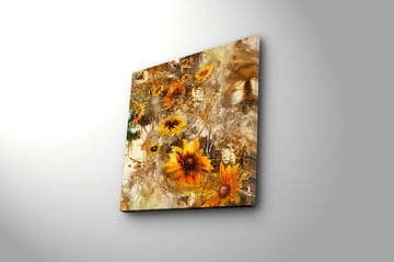 Canvastavla Floral Flerfärgad - 45x45 cm - Inredning - Tavlor & posters - Canvastavla