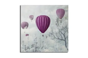 Canvastavla Floral Flerfärgad - 45x45 cm - Inredning - Tavlor & posters - Canvastavla