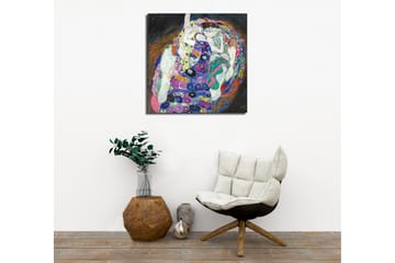 Canvastavla - Intim gemenskap mellan flera kvinnor i en färgglad omfamning - Grön / Lila / Rosa - Inredning - Tavlor & posters - Canvastavla