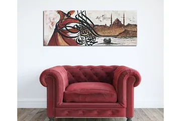 Canvastavla Istanbul m. arabiska tecken - Grå/Beige - Inredning - Tavlor & posters - Canvastavla