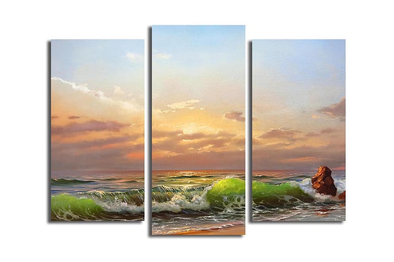 Canvastavla Kitchen 3-pack Flerfärgad - 20x39 cm - Inredning - Tavlor & posters - Canvastavla