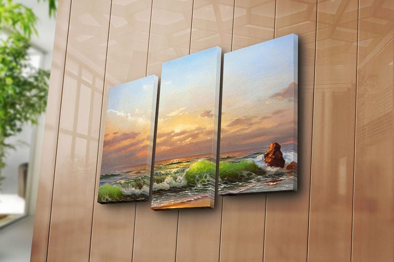 Canvastavla Kitchen 3-pack Flerfärgad - 20x39 cm - Inredning - Tavlor & posters - Canvastavla