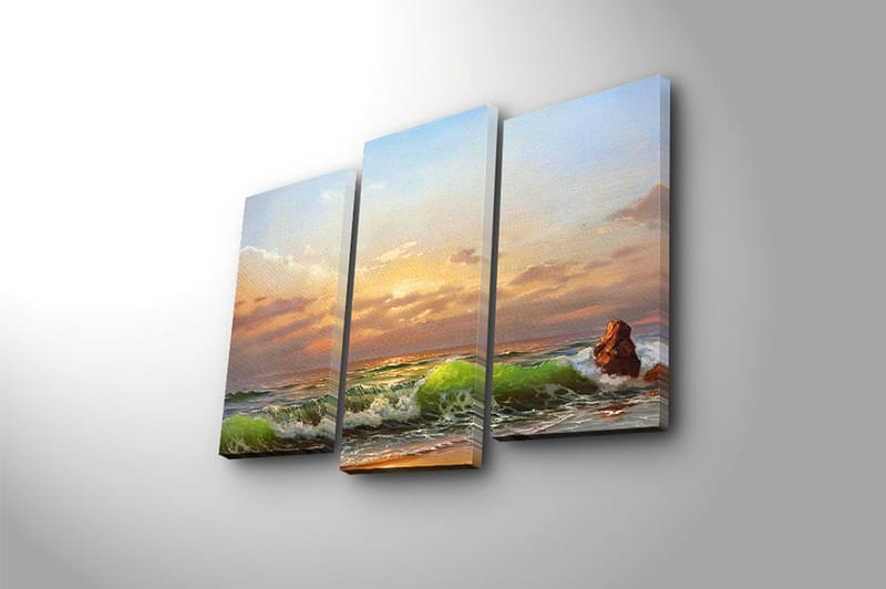 Canvastavla Kitchen 3-pack Flerfärgad - 20x39 cm - Inredning - Tavlor & posters - Canvastavla