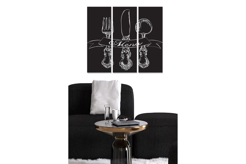 Canvastavla Kitchen 3-pack Flerfärgad - 20x50 cm - Inredning - Tavlor & posters - Canvastavla