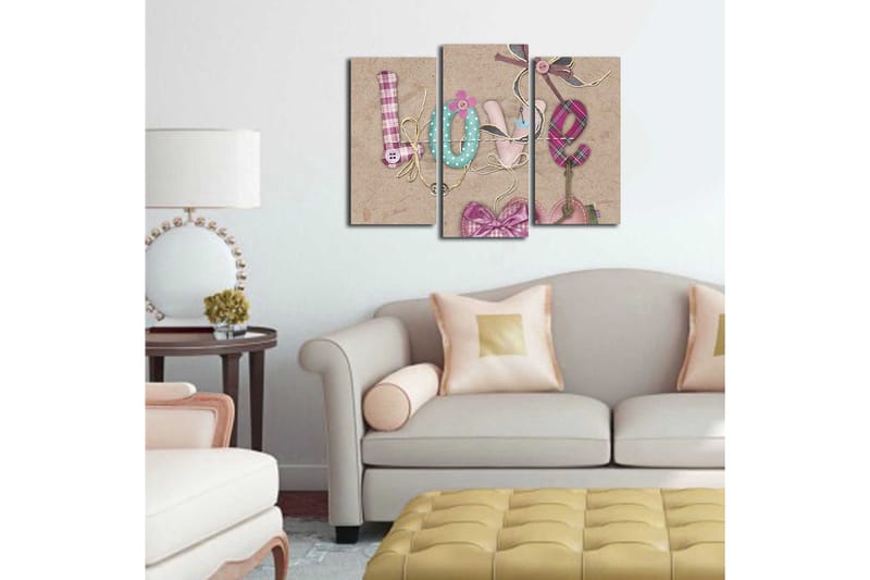 Canvastavla Kitchen 3-pack Flerfärgad - 20x39 cm - Inredning - Tavlor & posters - Canvastavla