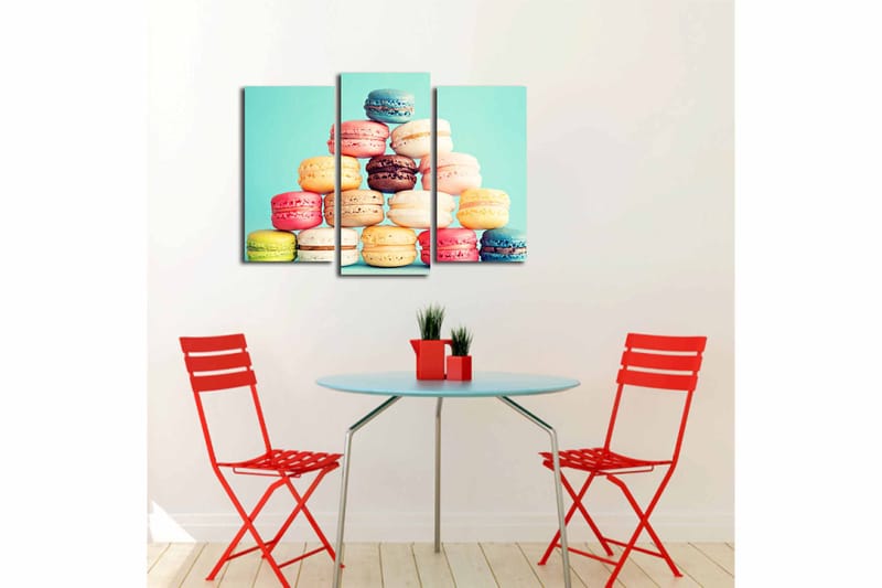 Canvastavla Kitchen 3-pack Flerfärgad - 20x39 cm - Inredning - Tavlor & posters - Canvastavla