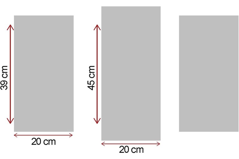 Canvastavla Kitchen 3-pack Flerfärgad - 20x39 cm - Inredning - Tavlor & posters - Canvastavla
