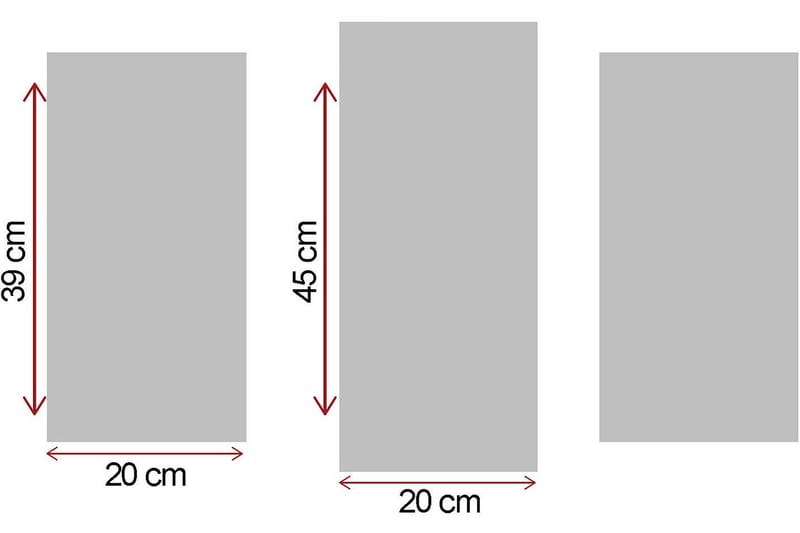 Canvastavla Kitchen 3-pack Flerfärgad - 20x39 cm - Inredning - Tavlor & posters - Canvastavla