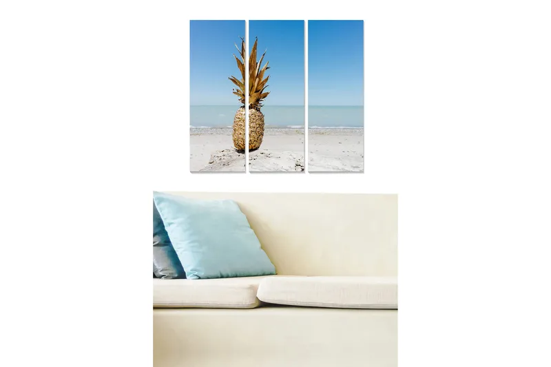 Canvastavla Kitchen 3-pack Flerfärgad - 20x50 cm - Inredning - Tavlor & posters - Canvastavla