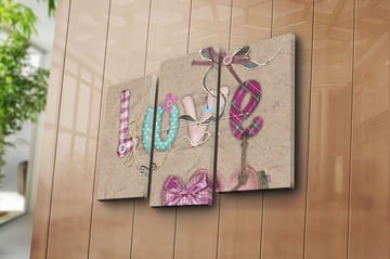 Canvastavla Kitchen 3-pack Flerfärgad - 20x39 cm - Inredning - Tavlor & posters - Canvastavla