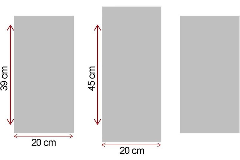 Canvastavla Kitchen 3-pack Flerfärgad - 20x39 cm - Inredning - Tavlor & posters - Canvastavla