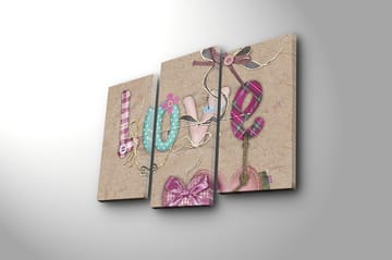 Canvastavla Kitchen 3-pack Flerfärgad - 20x39 cm - Inredning - Tavlor & posters - Canvastavla