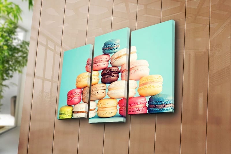 Canvastavla Kitchen 3-pack Flerfärgad - 20x39 cm - Inredning - Tavlor & posters - Canvastavla