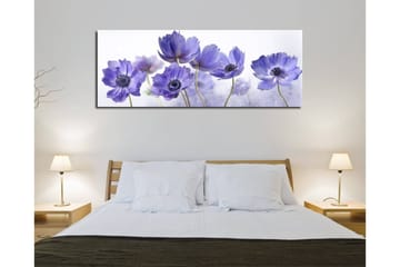 Canvastavla Lila blommor - Lila/Vit - Inredning - Tavlor & posters - Canvastavla