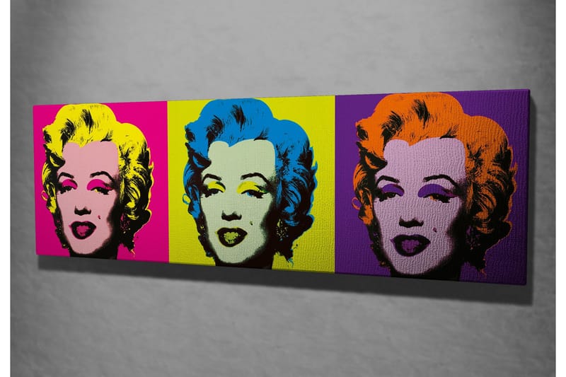 Canvastavla Marilyn Monroe Andy Warhol pop art - Flerfärgad - Inredning - Tavlor & posters - Canvastavla