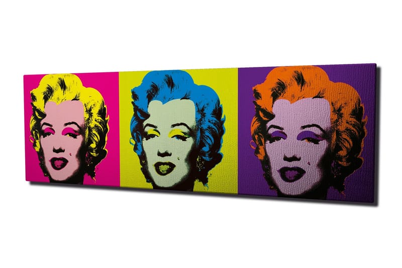 Canvastavla Marilyn Monroe Andy Warhol pop art - Flerfärgad - Inredning - Tavlor & posters - Canvastavla