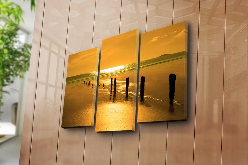 Canvastavla Music 3-pack Flerfärgad - 20x39 cm - Inredning - Tavlor & posters - Canvastavla