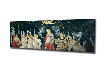 Canvastavla - Mytologisk scen med kvinnliga gestalter i en fruktträdgård - Grön / Hudfärg / Röd - Inredning - Tavlor & posters - Canvastavla