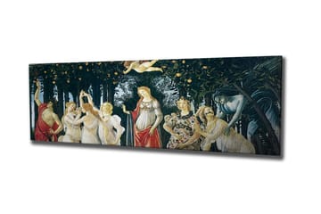 Canvastavla - Mytologisk scen med kvinnliga gestalter i en fruktträdgård - Grön / Hudfärg / Röd - Inredning - Tavlor & posters - Canvastavla