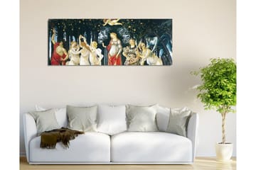 Canvastavla - Mytologisk scen med kvinnliga gestalter i en fruktträdgård - Grön / Hudfärg / Röd - Inredning - Tavlor & posters - Canvastavla