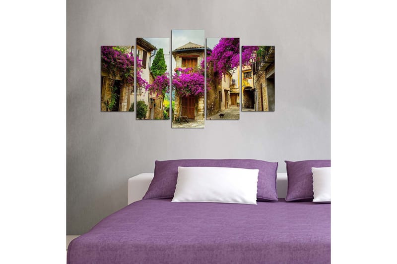 Canvastavla Nature 5-pack Flerfärgad - 20x60 cm - Inredning - Tavlor & posters - Canvastavla