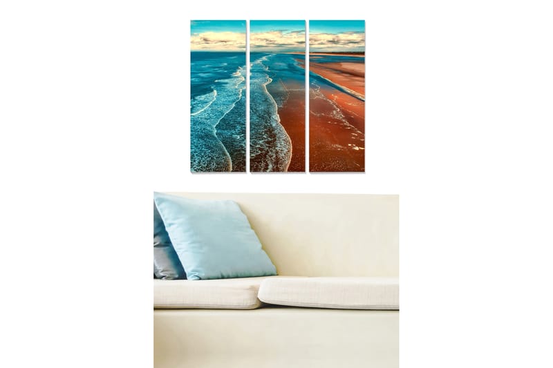 Canvastavla Nautical 3-pack Flerfärgad - 20x50 cm - Inredning - Tavlor & posters - Canvastavla