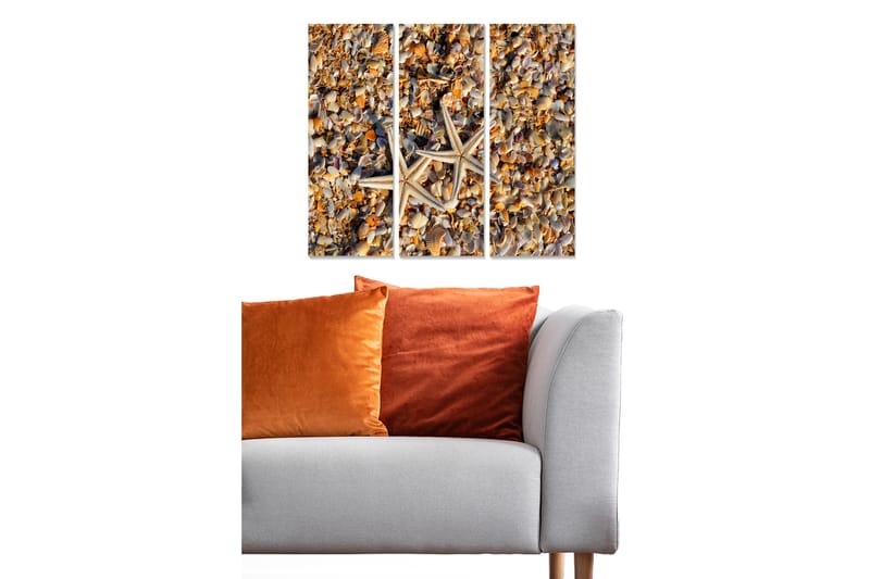 Canvastavla Nautical 3-pack Flerfärgad - 20x50 cm - Inredning - Tavlor & posters - Canvastavla