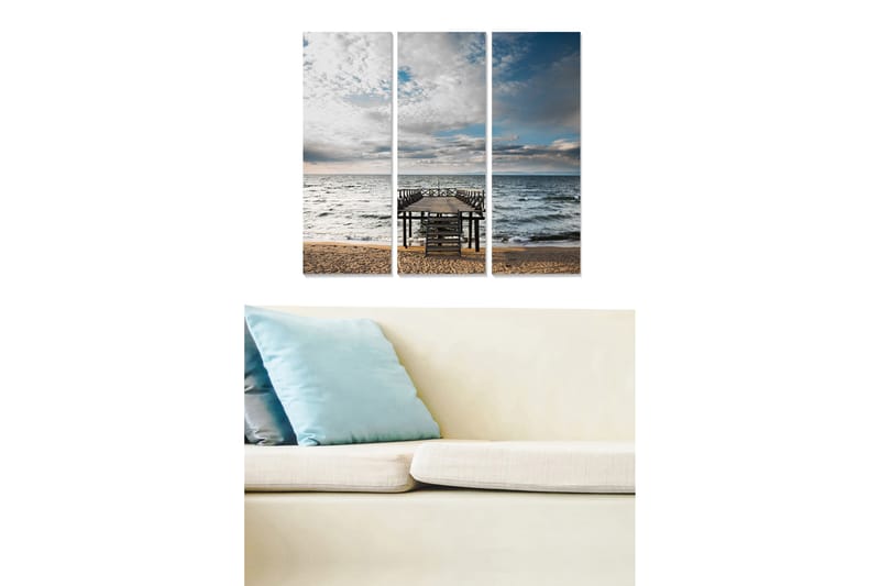 Canvastavla Nautical 3-pack Flerfärgad - 20x50 cm - Inredning - Tavlor & posters - Canvastavla