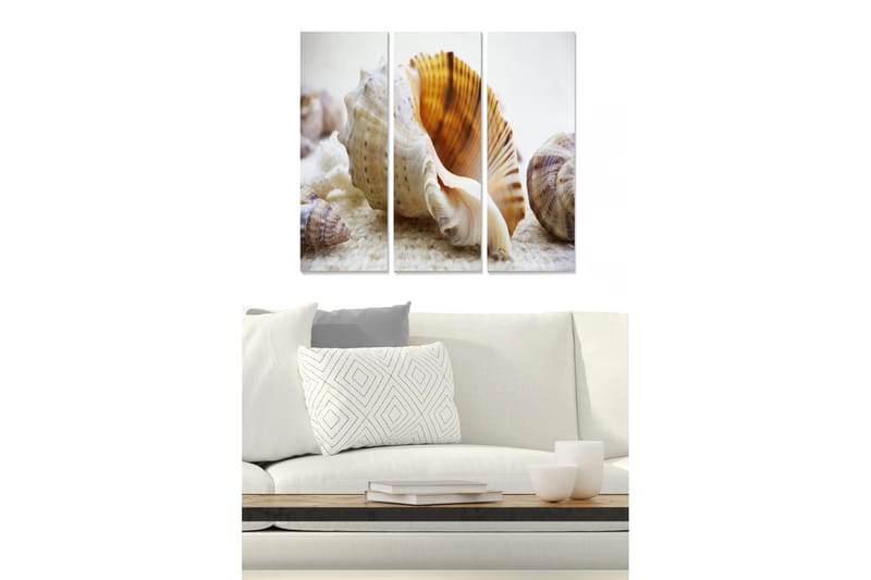 Canvastavla Nautical 3-pack Flerfärgad, 20x50 cm